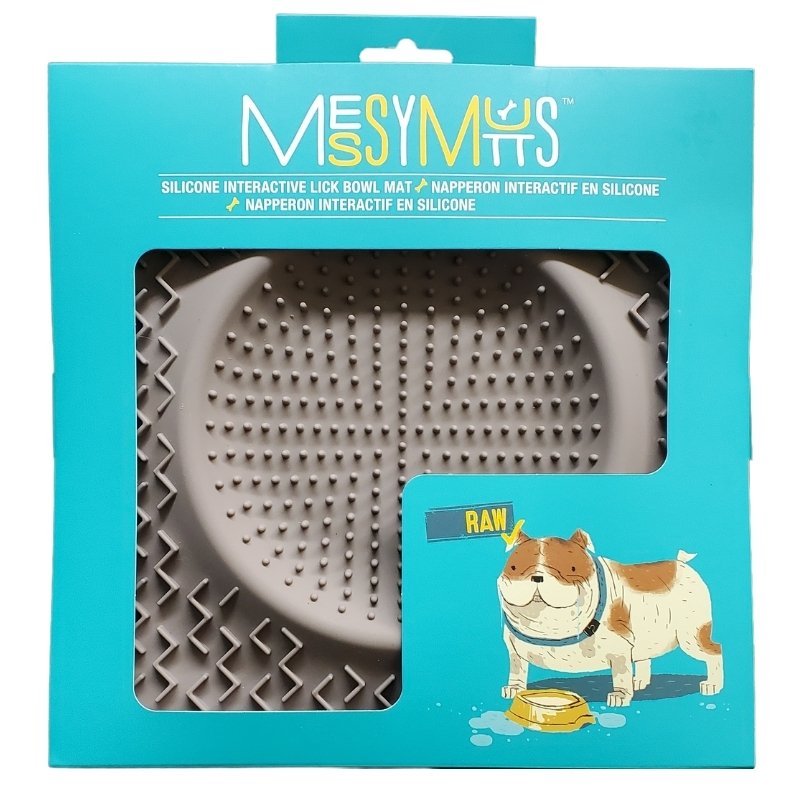 Messy mutts Napperon interactif en silicone avec bol intégré 10x10