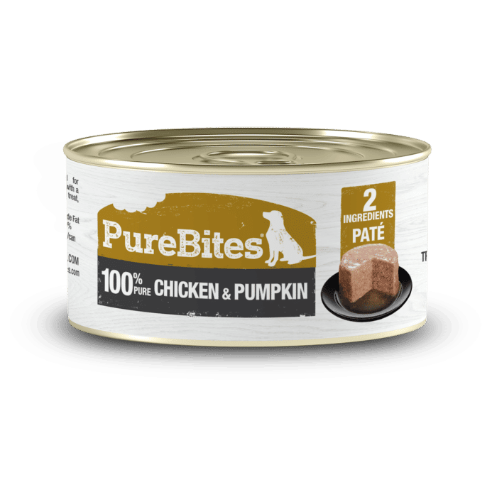 Purebites Paté 100% Pure poulet & citrouille 2.5 oz