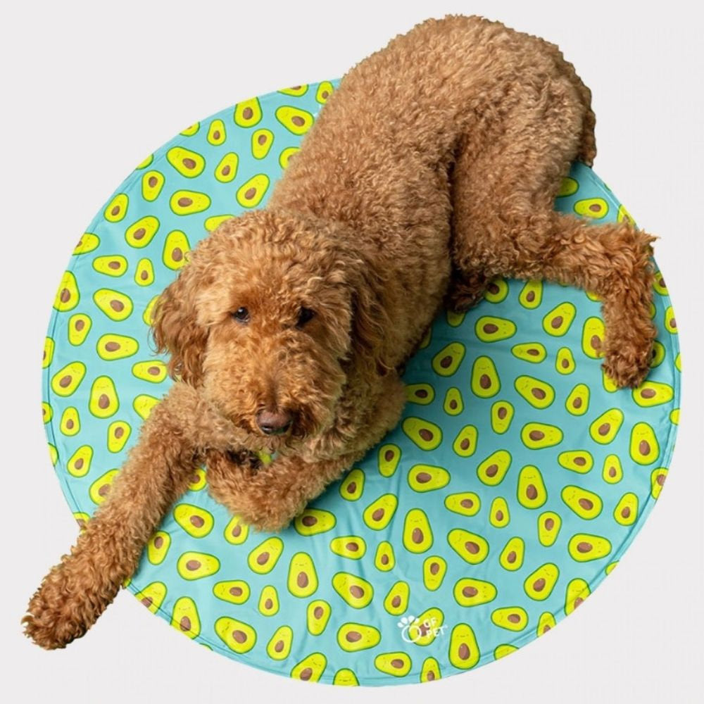 GFP Tapis rafraichissant rond avocat grand/très grand 32''