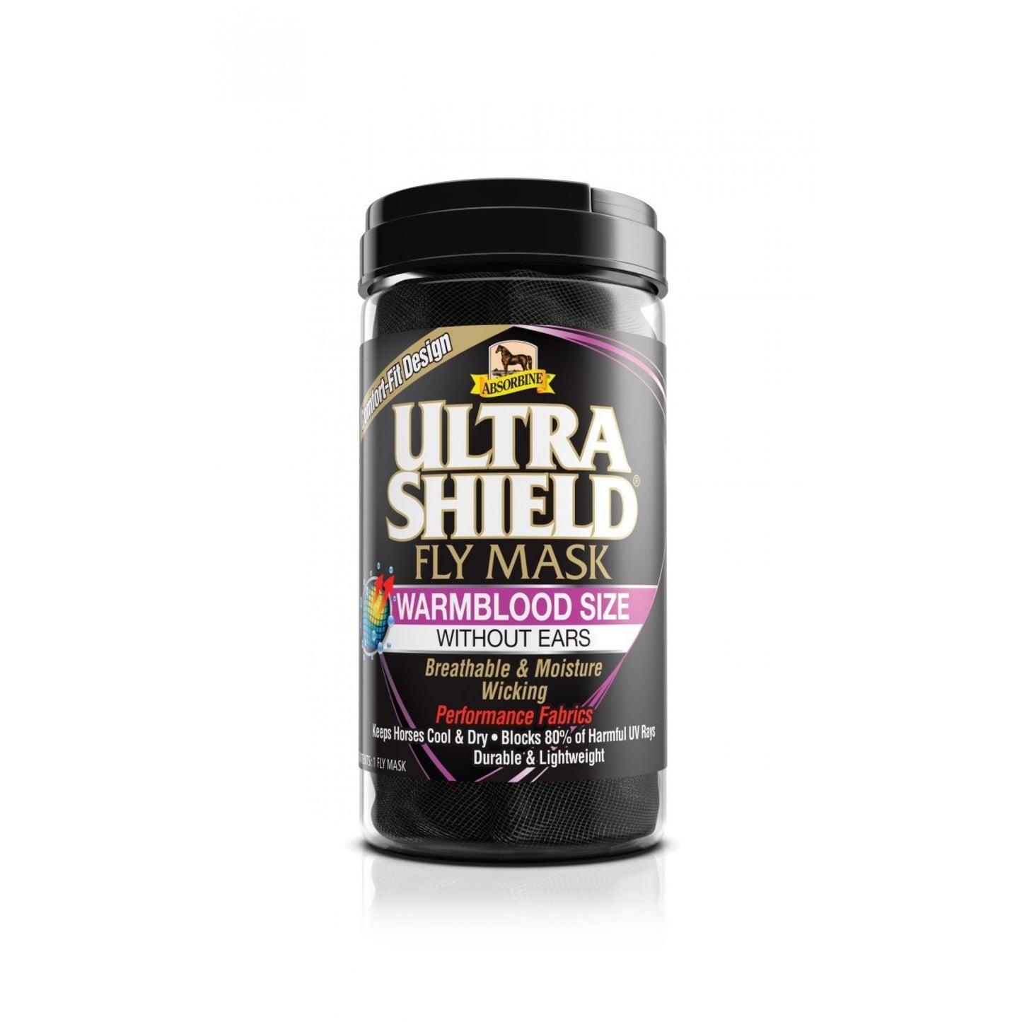 Ultrashield Masque à mouche sans oreilles Warmblood size