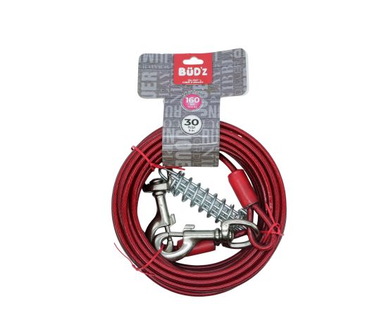 Bud'z Cable d'attache avec ressort 30 pieds