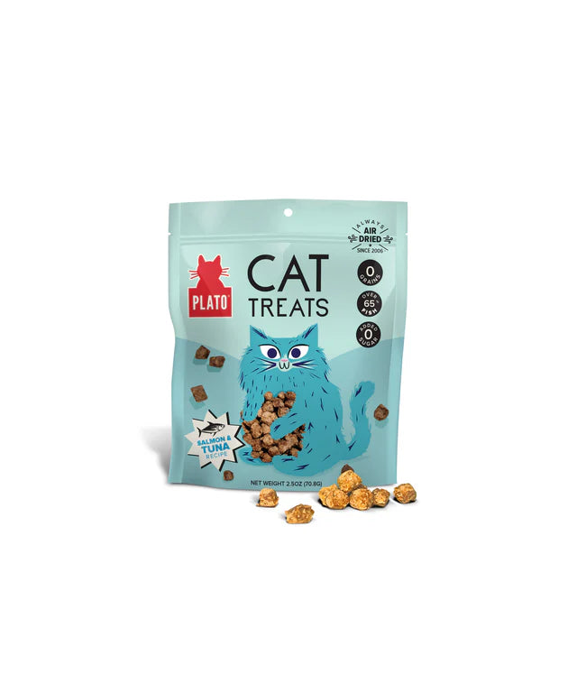 Plato Friandises pour chats au thon et au saumon