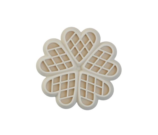 Dexypaws Tapis De Léchage En Silicone "cache-cache" - Cœurs, Crème Au Beurre