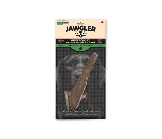 Jawgler Bois De Cervidés à Mâcher, Entier - Nature Sauvage, Grand