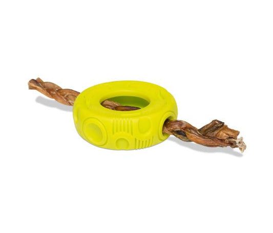 Messy Mutts Stuff'N Brush Pneu Vert - Sabots et Museaux