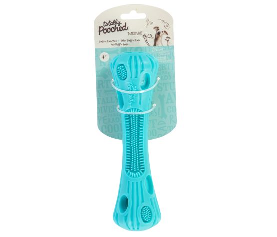Messy Mutts Stuff'N Brush Baton Bleu