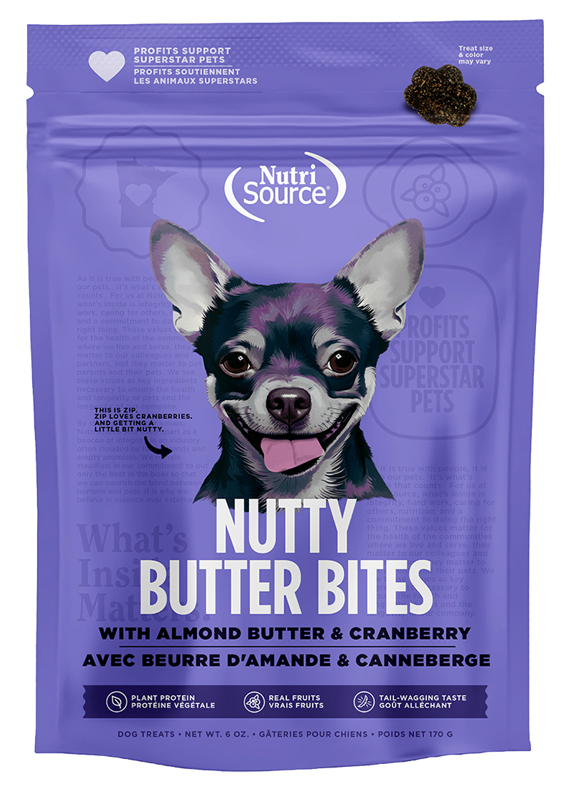 Nutri Source Nutty Bites Beurre D'amande Et Canneberge 170g