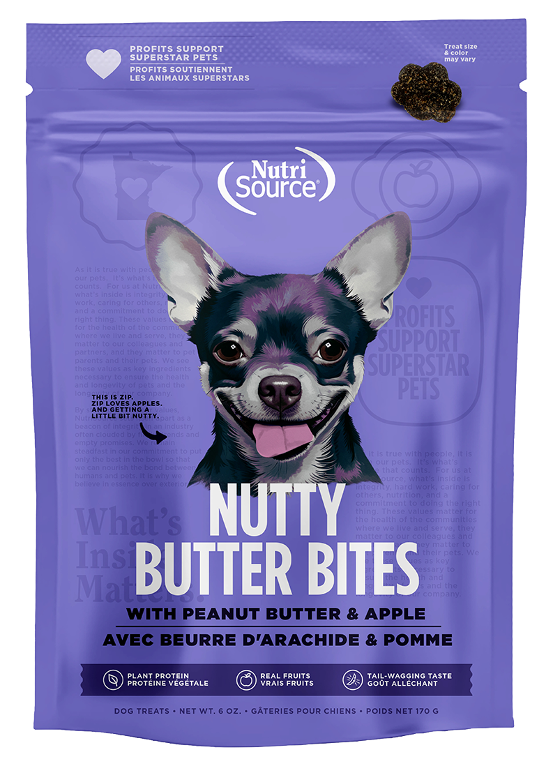Nutri Source Nutty Butter Bites Avec Beurre D'arachide Et Pomme 170g