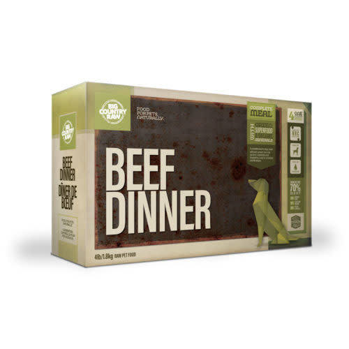 Big Country Raw Diner de Boeuf 4 lb