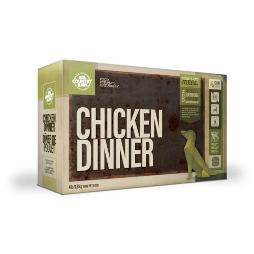 Big Country Raw Diner de poulet 4 lb