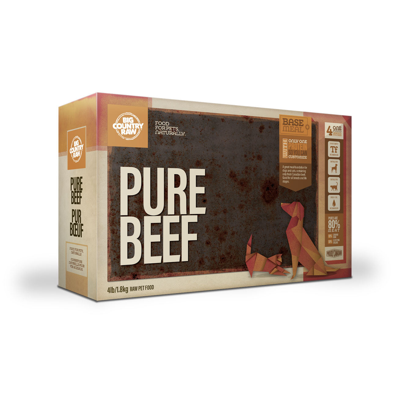 Big Country Raw Pure Boeuf 4 lbs