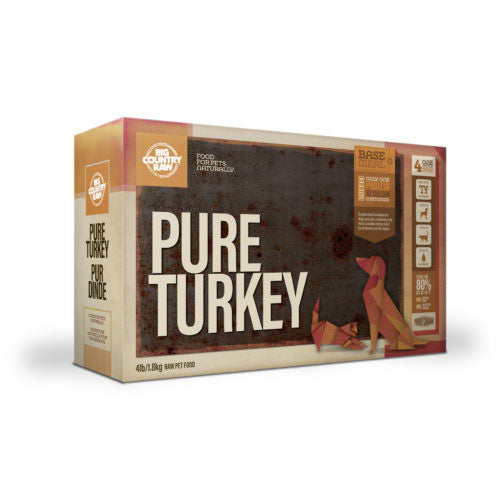 Big Country Raw Pure Dinde 4 lbs