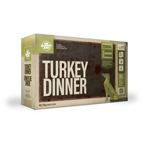 Big Country Raw Diner de dinde 4 lb