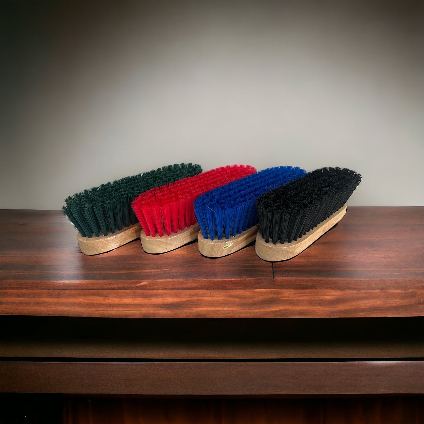 Brosse Dur Chevaux Rouge