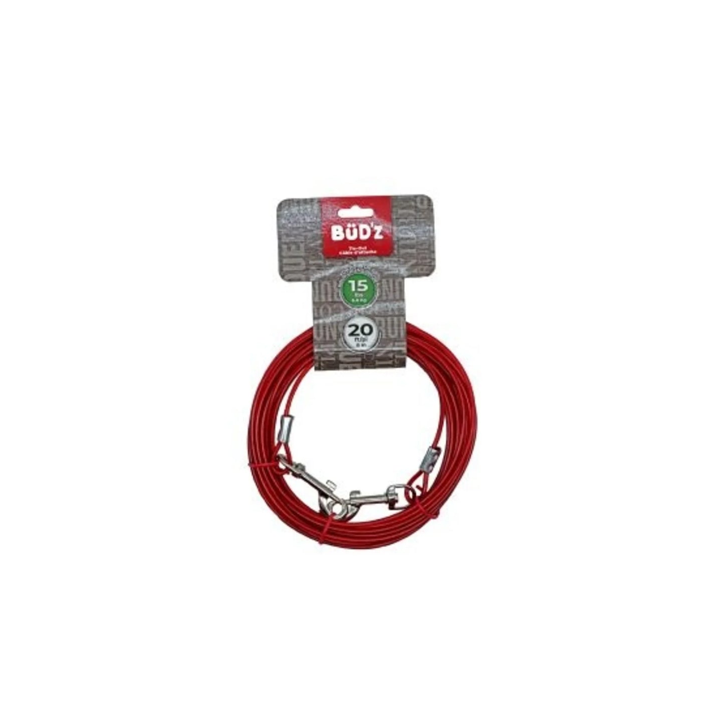 Bud'z Cable d'attache jusqu'a 15 lbs 10 pieds
