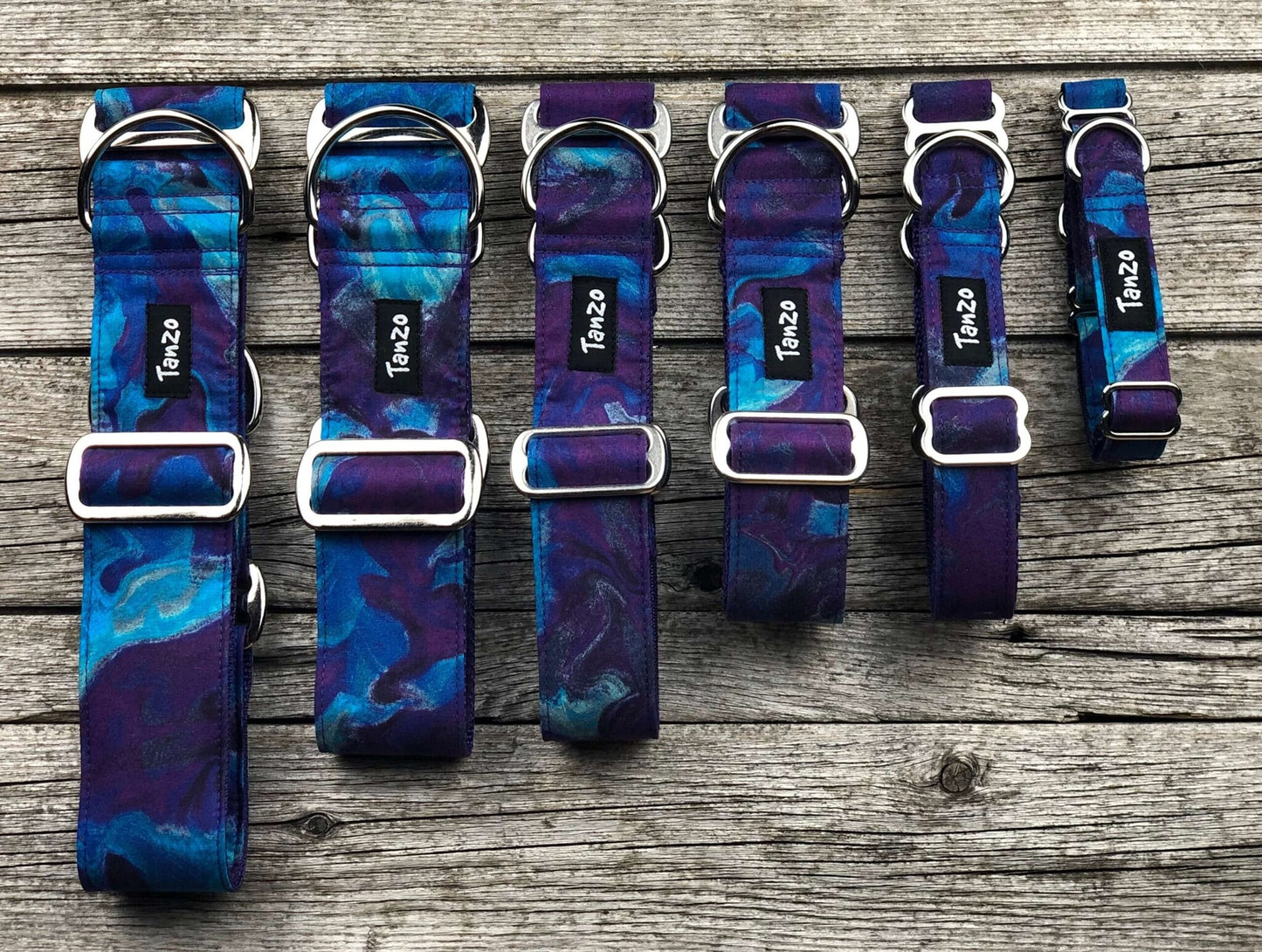 Tanzo Collier mauve & bleu Moyen 1 1/2 (11,5à17 pouces)