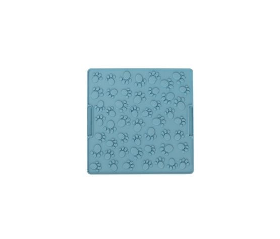 Dexypaws Tapis de léchage forme de carré avec empreintes de pattes grand