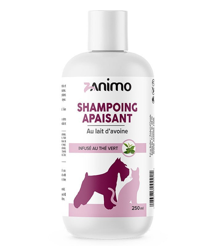 Zanimo Shampoing Apaisant Lait d'avoine infusé au Thé Vert 250ml