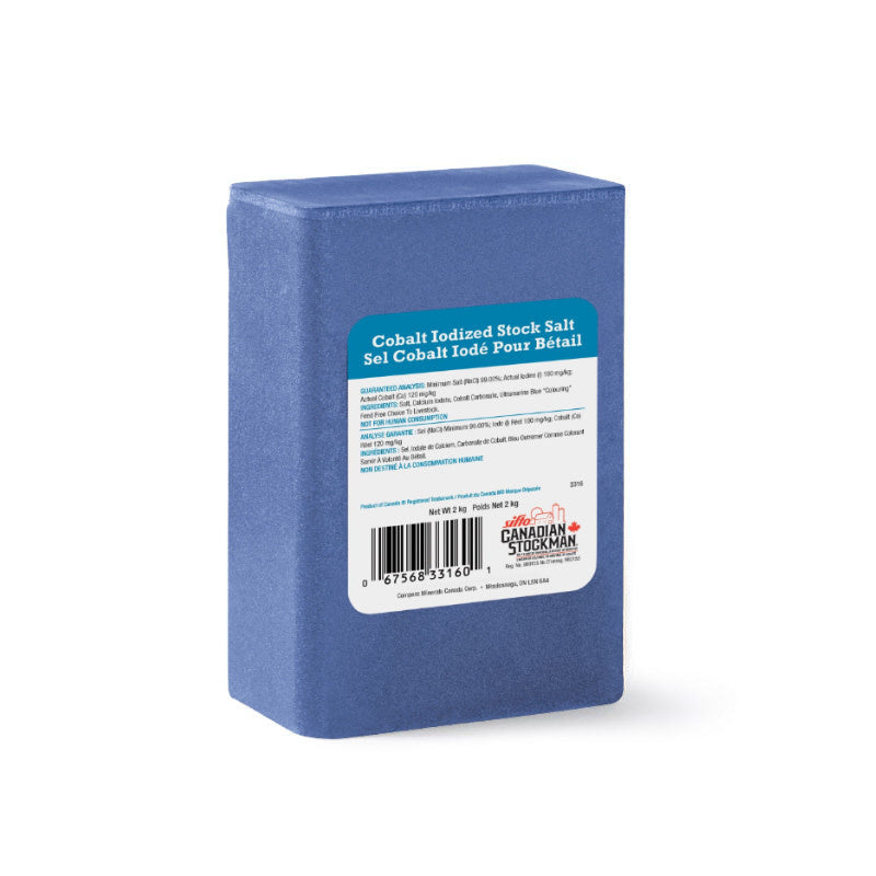Sifto Sel léchette bleu 2kg (Cobalt & Iode)