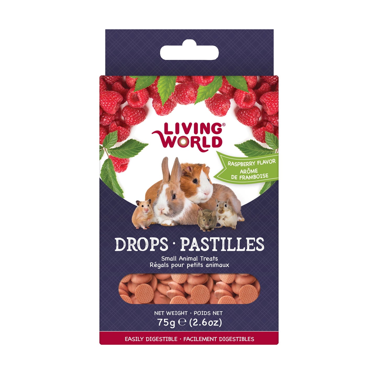 Living world Pastilles aux framboises