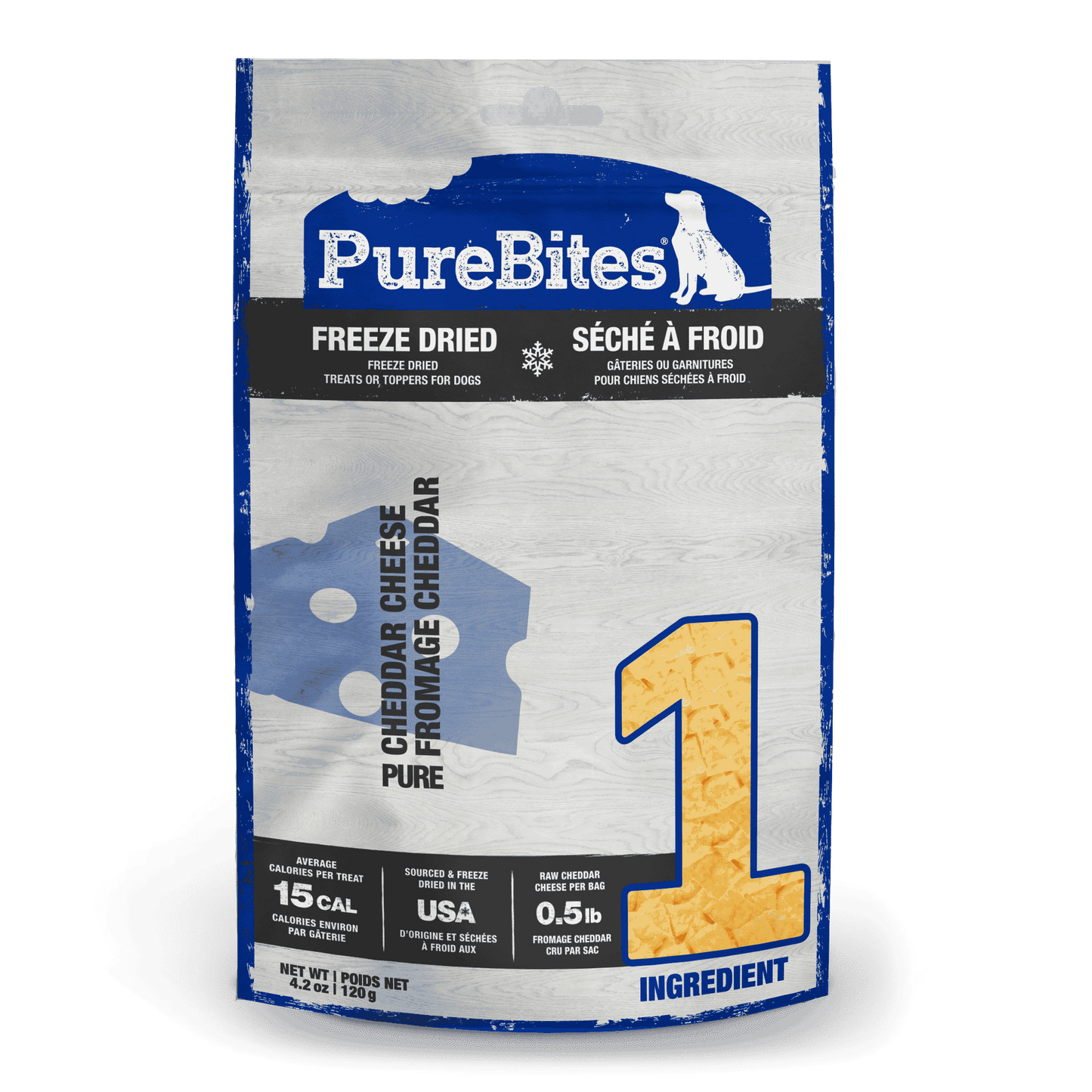 Purebite fromage cheddar 120 gr