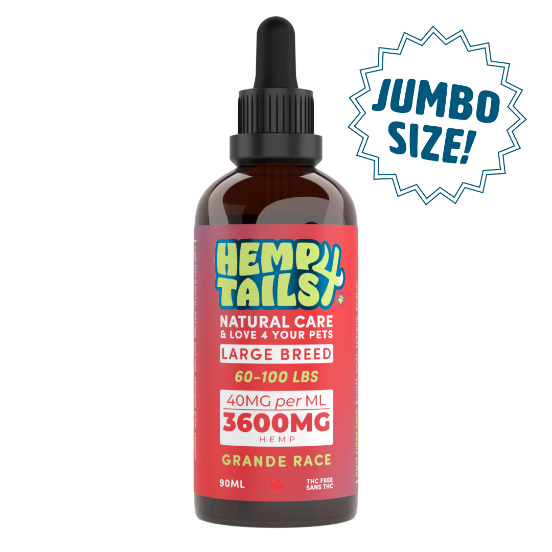 Hemp4Tails Huile de chanvre grande race 90 ml