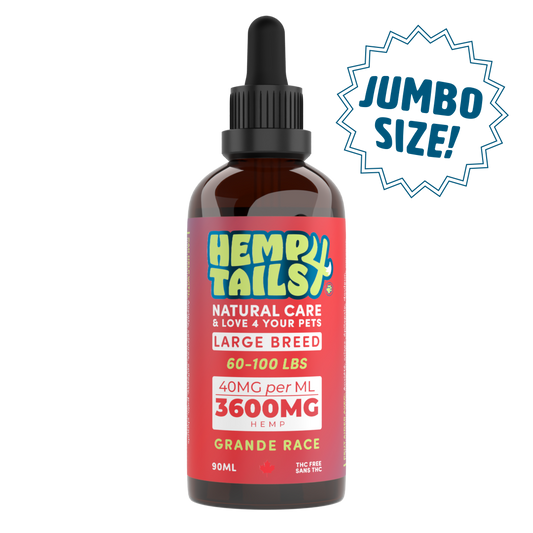 Hemp4Tails Huile de chanvre grande race 90 ml