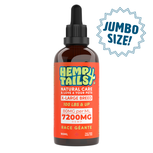 Hemp4Tails Huile de chanvre très grande race 90 ml