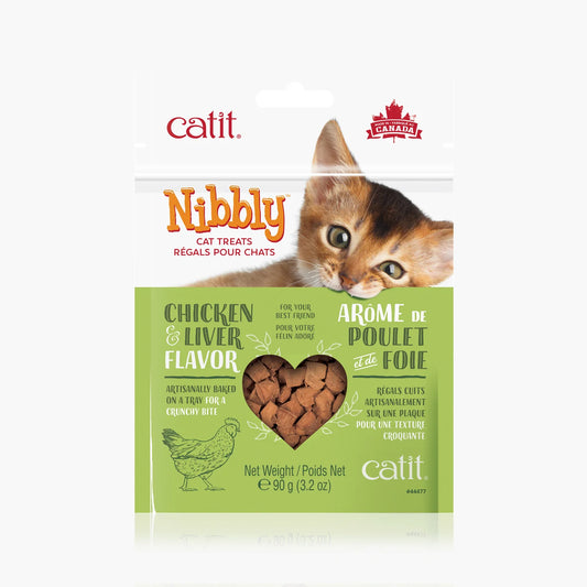 Catit Nibbly Poulet & Foie 90gr