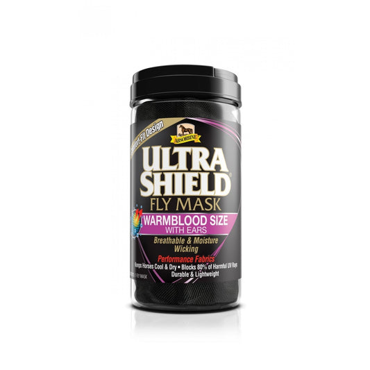 Ultrashield Masque à mouche avec oreilles warmblood size
