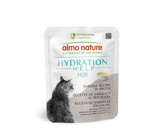 Almo Nature HQS Hydration Help Chat Sardines Au Bouillon