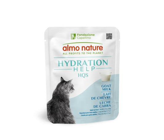 Almo Nature Hqs Hydration Help Chat  Lait de Chèvre