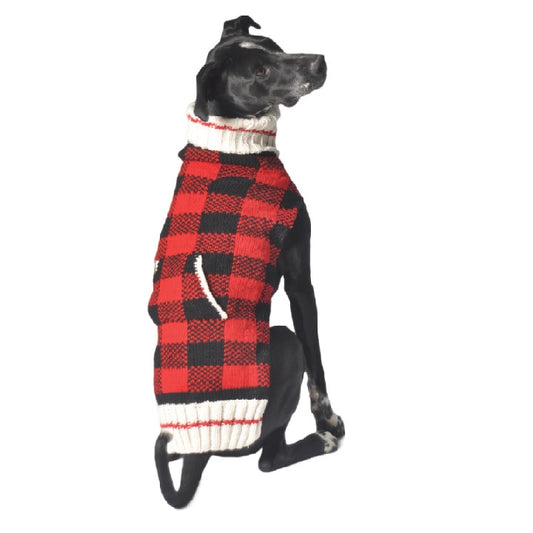 Chilly Dog Manteau Carreauté Rouge Très Très Petit