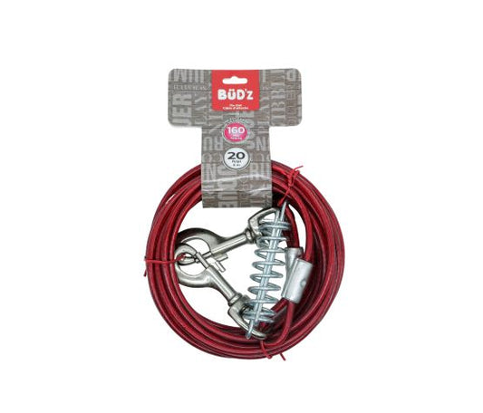 Bud'z Cable d'attache avec ressort 20 pieds