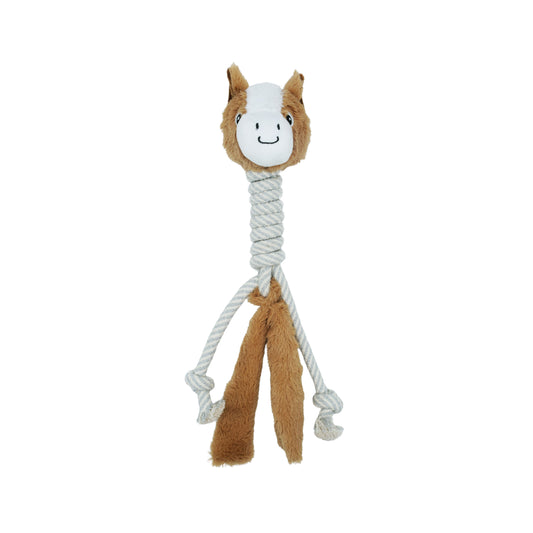 Bud'z Jouet En Peluche Avec Corde Cheval À Long Cou