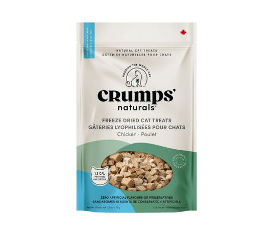 Crumps Naturals Gâteries Pour Chat, Poulet Lyophilisé 30g