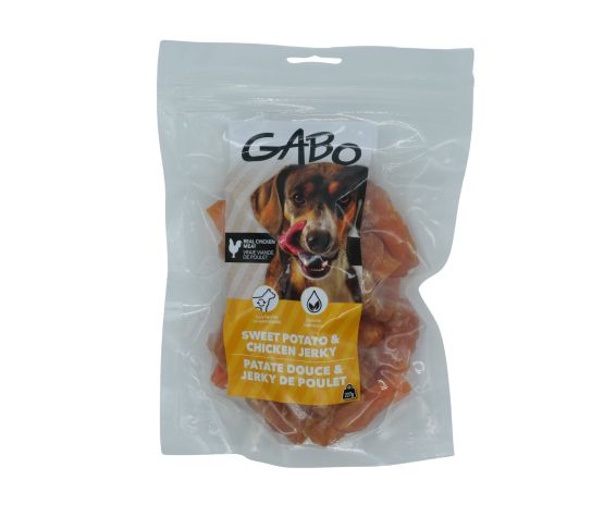 Gabo Gâterie Patates Douces & Jerky De Poulet - Sabots et Museaux