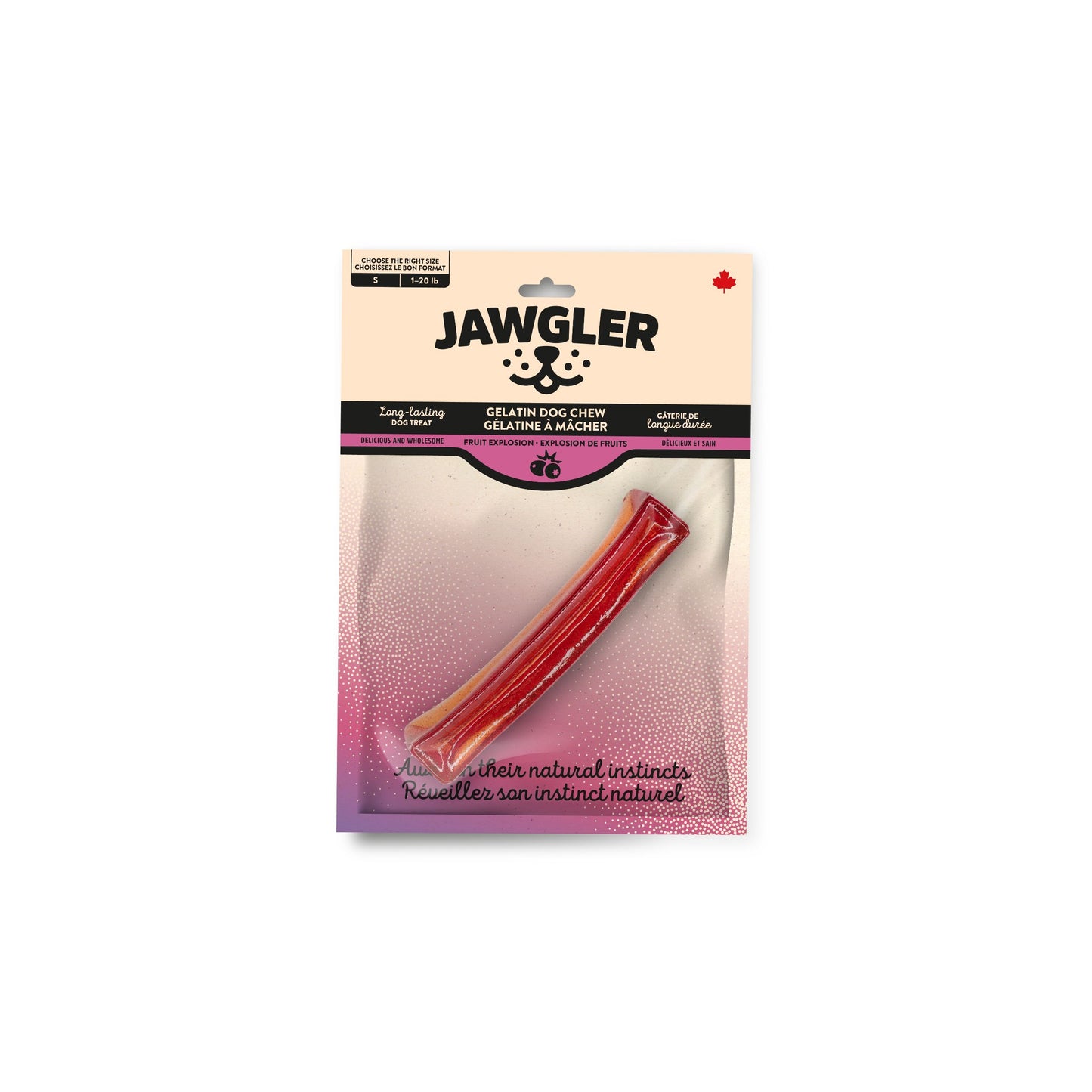Jawgler Gâterie De Gélatine À Mâcher - Explosion De Fruits, Petit