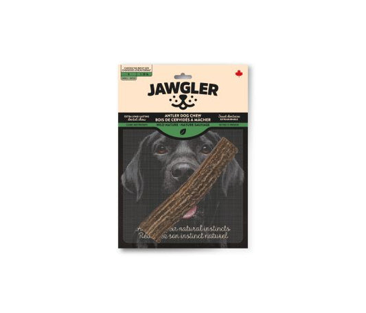 Jawgler Bois De Cervidés à Mâcher, Entier - Nature Sauvage, Petit