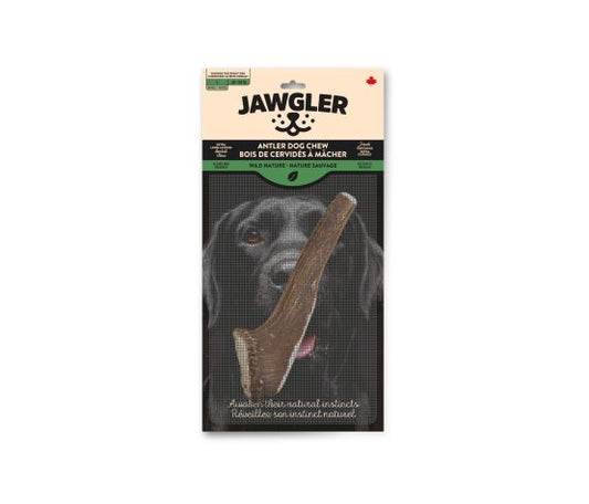 Jawgler Bois De Cervidés à Mâcher, Entier - Nature Sauvage, Grand