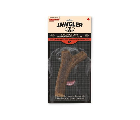 Jawgler Bois De Cervidés à Mâcher, Entier - Jambon Fumé à L'érable, Grand