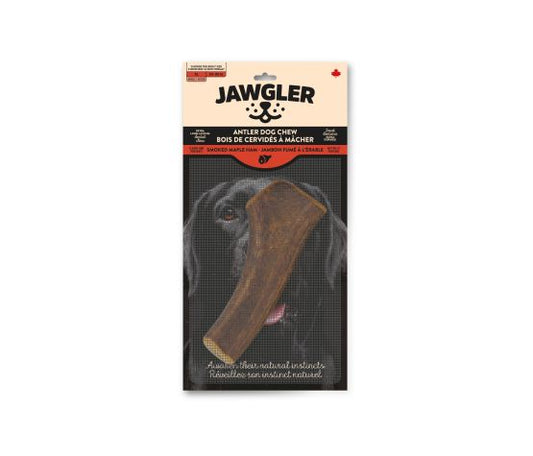 Jawgler Bois De Cervidés à Mâcher, Entier - Jambon Fumé à L'érable, Très Grand