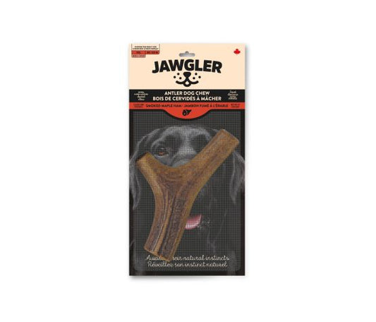 Jawgler Bois De Cervidés à Mâcher, Entier - Jambon Fumé à L'érable, Très Très Grand