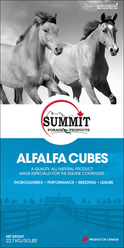 Summit Luzerne Gros Cubes 22.67kg - Sabots et Museaux