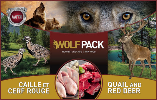 Wolf Pack Recette Caille & Cerf Rouge 2lbs