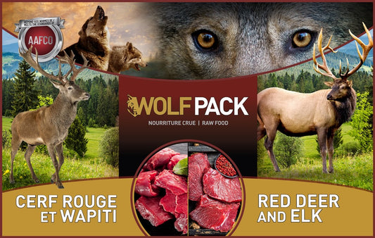 Wolf Pack Recette Cerf Rouge & Wapiti 2lbs