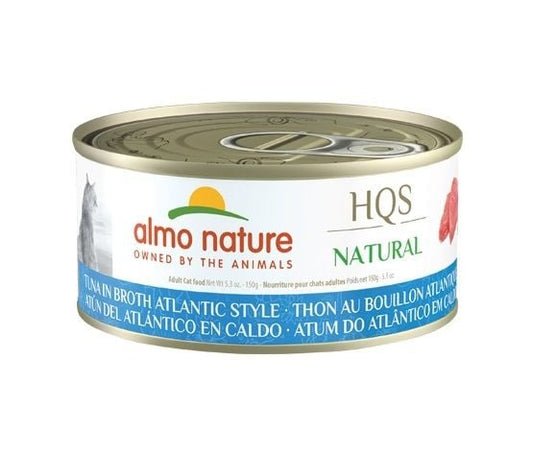 Almo Nature HQS Thon au bouillon atlantique 150 gr - Sabots et Museaux