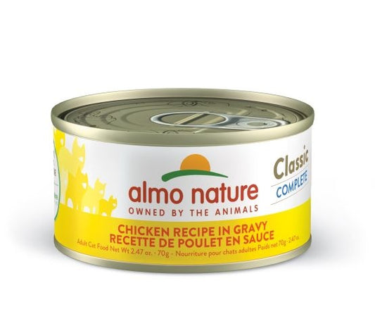 Almo classic complete pour chat recette de poulet en sauce 70 gr - Sabots et Museaux