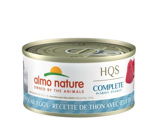 Almo Nature HQS complete chat thon & oeuf de caille 70 gr - Sabots et Museaux