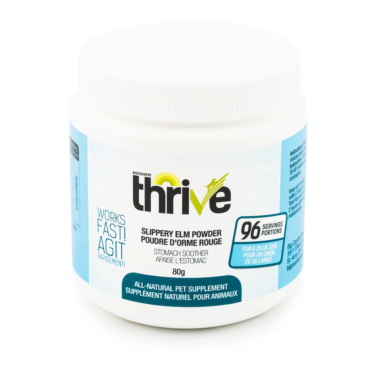 Thrive Poudre d'orme rouge 80 g